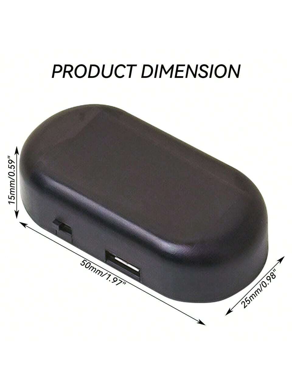 1PCS Black Shell Fake Solar Po - đánh giá và giá Sos Light Strobe
