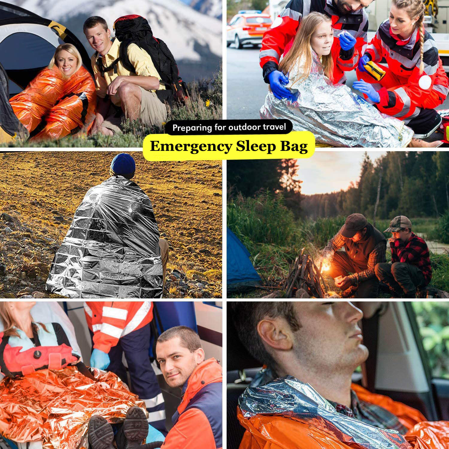 Emergency Sleeping Bag for Sur - đánh giá và giá Emergency Mylar Tent