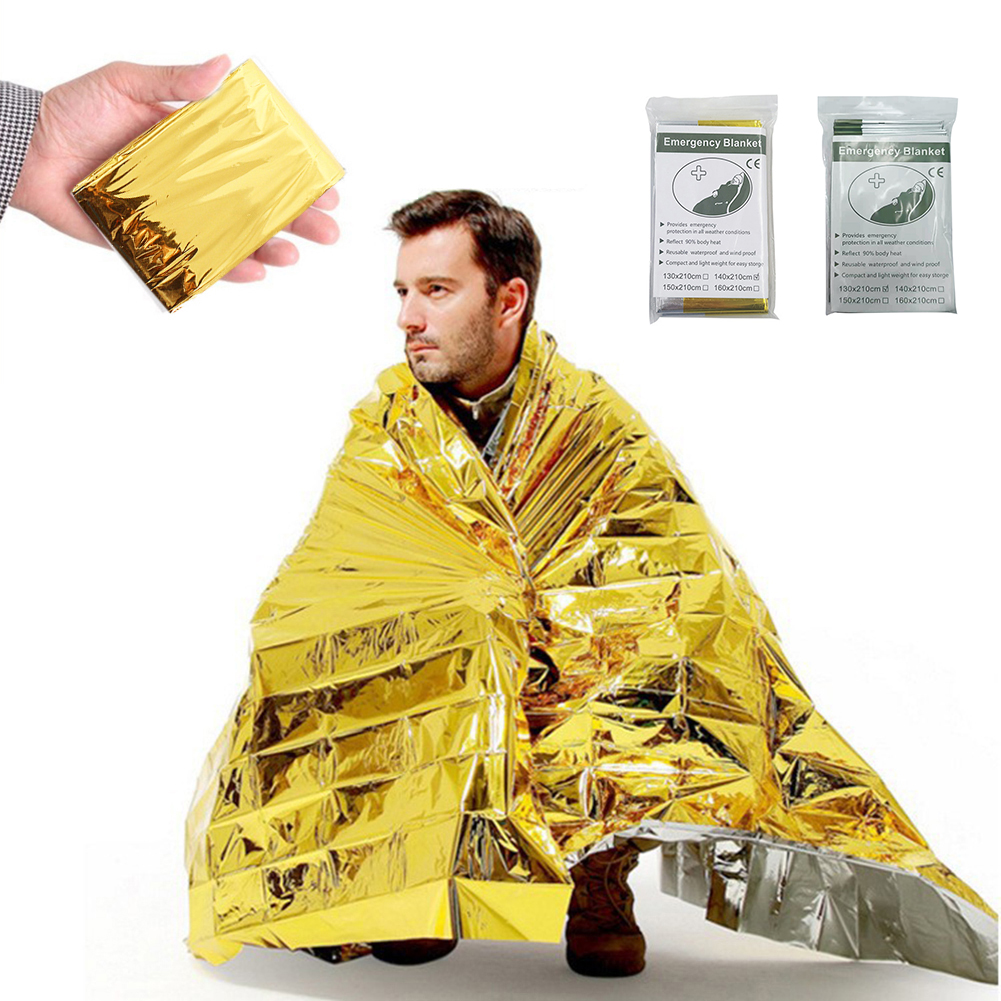 5Pcs Outdoor Emergency Blanket - đánh giá và giá Bivy Bag Emergency