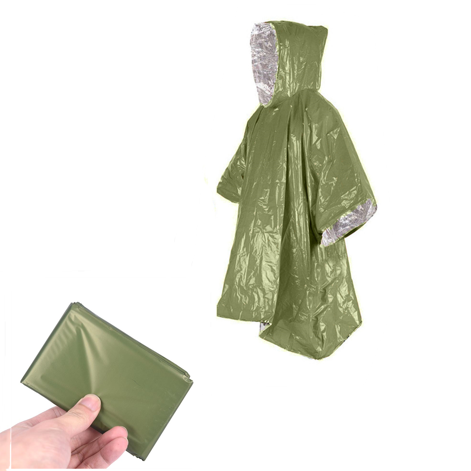 Emergency Disposable Aluminum  - đánh giá và giá Emergency Poncho Rain