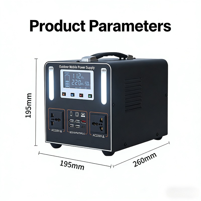 500W AC 220V Portable Power St - đánh giá và giá Solar Emergency Charger