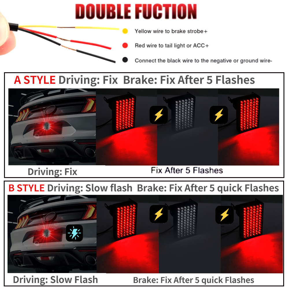 F1 Brake Light Rear Automotive - đánh giá và giá Sos Light Strobe