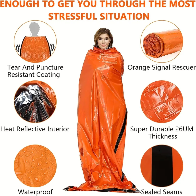 Portable Waterproof Emergency  - đánh giá và giá Emergency Mylar Tent