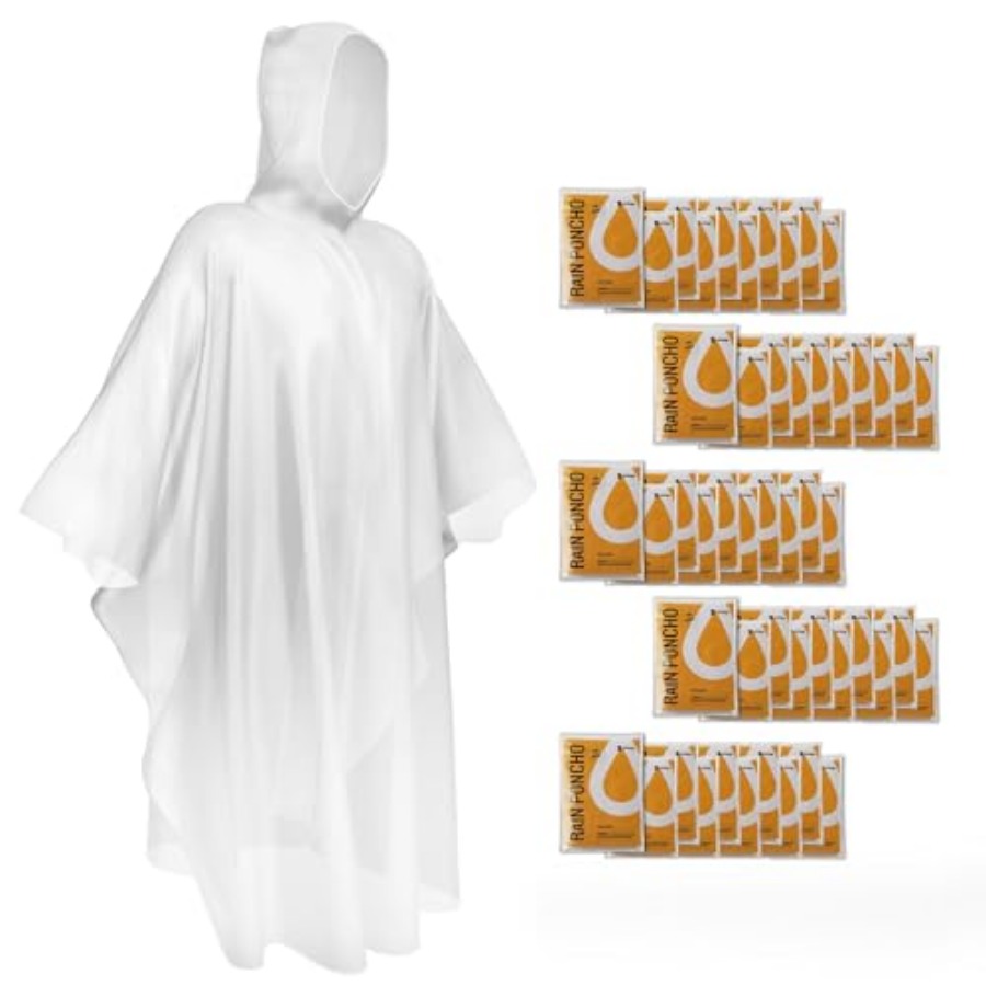 Disposable Rain Ponchos Emerge - đánh giá và giá Emergency Poncho Rain