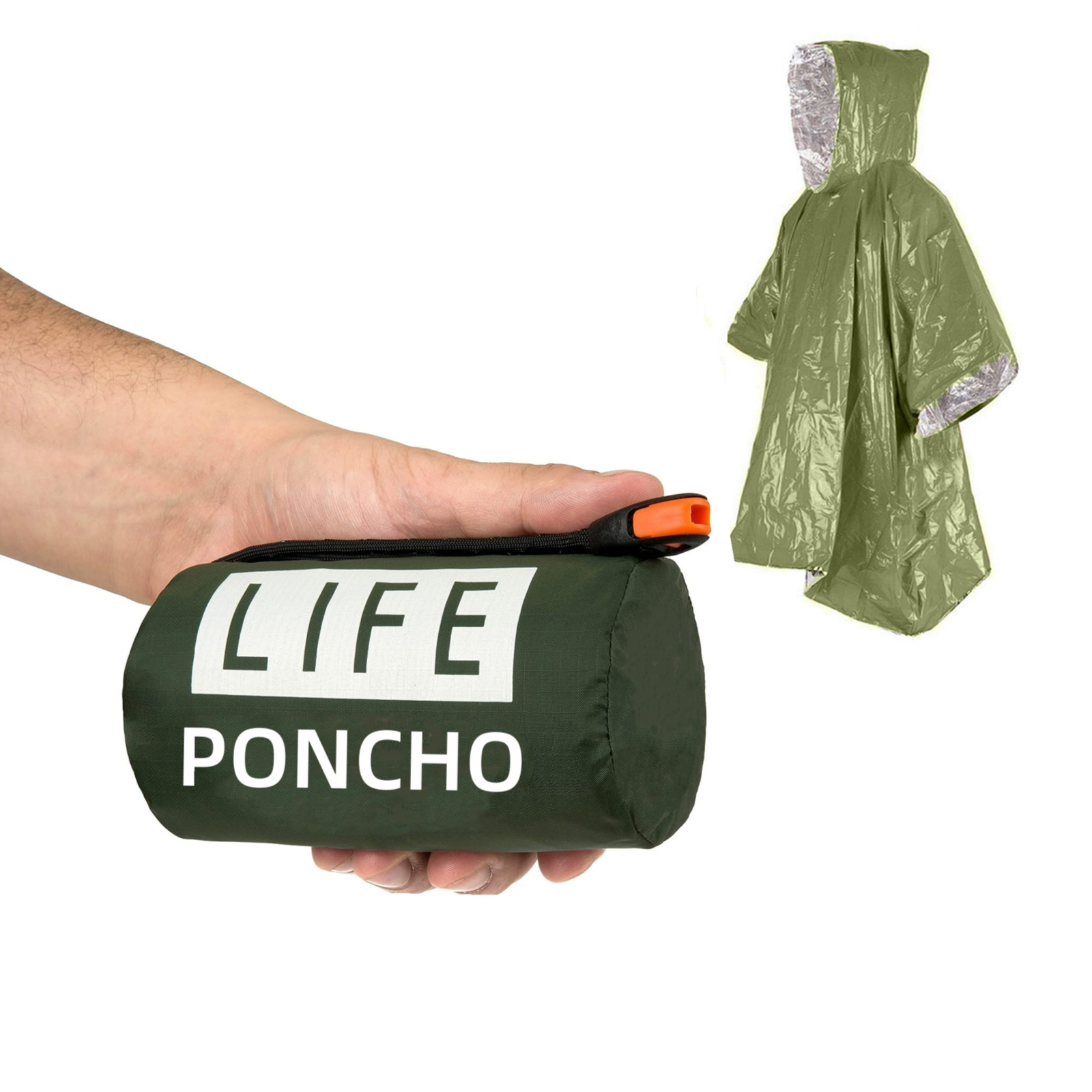 LIFE Emergency Survival Poncho - đánh giá và giá Survival Blanket Reflective