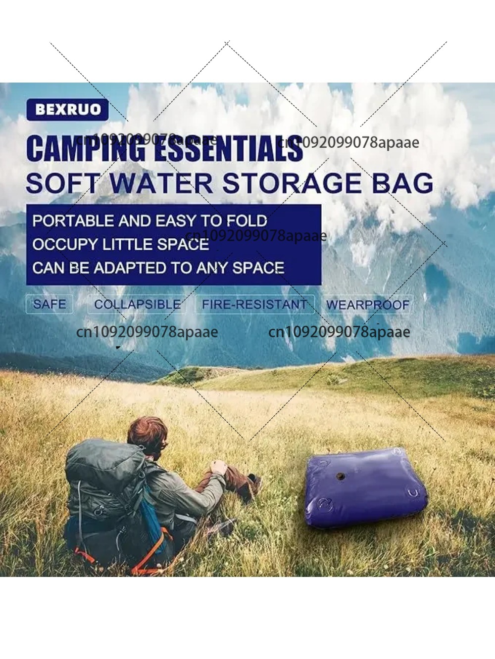 110L PVC Water Storage Bag, Po - đánh giá và giá Water Bag Collapsible