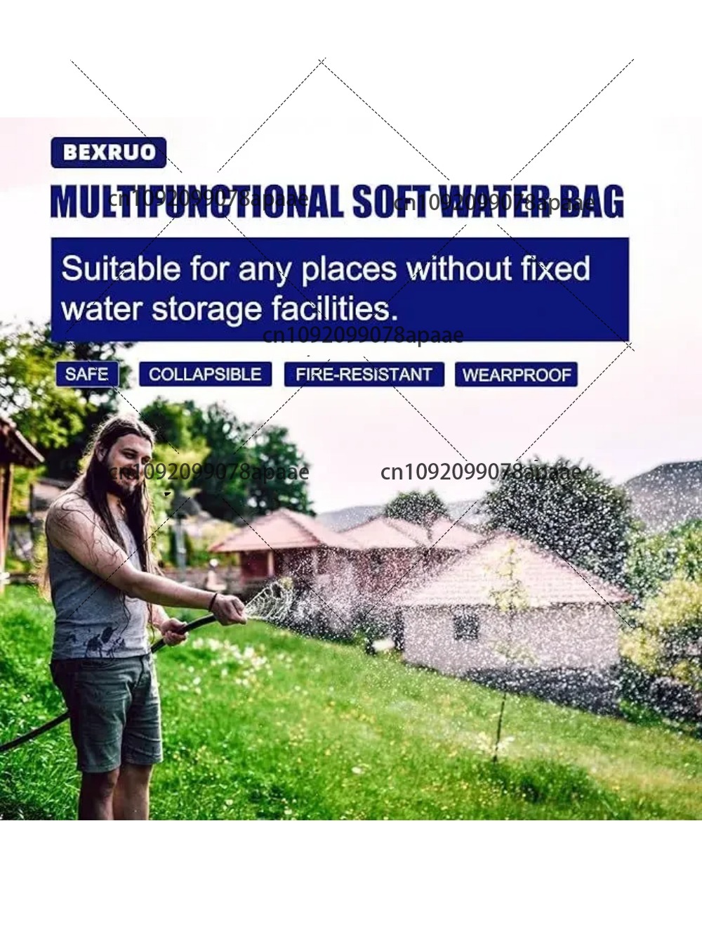 110L PVC Water Storage Bag, Po - đánh giá và giá Water Bag Collapsible
