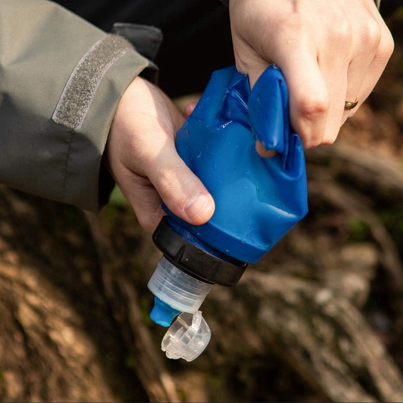 500Ml Water Filter Bottle Wate - đánh giá và giá Water Purification Straw
