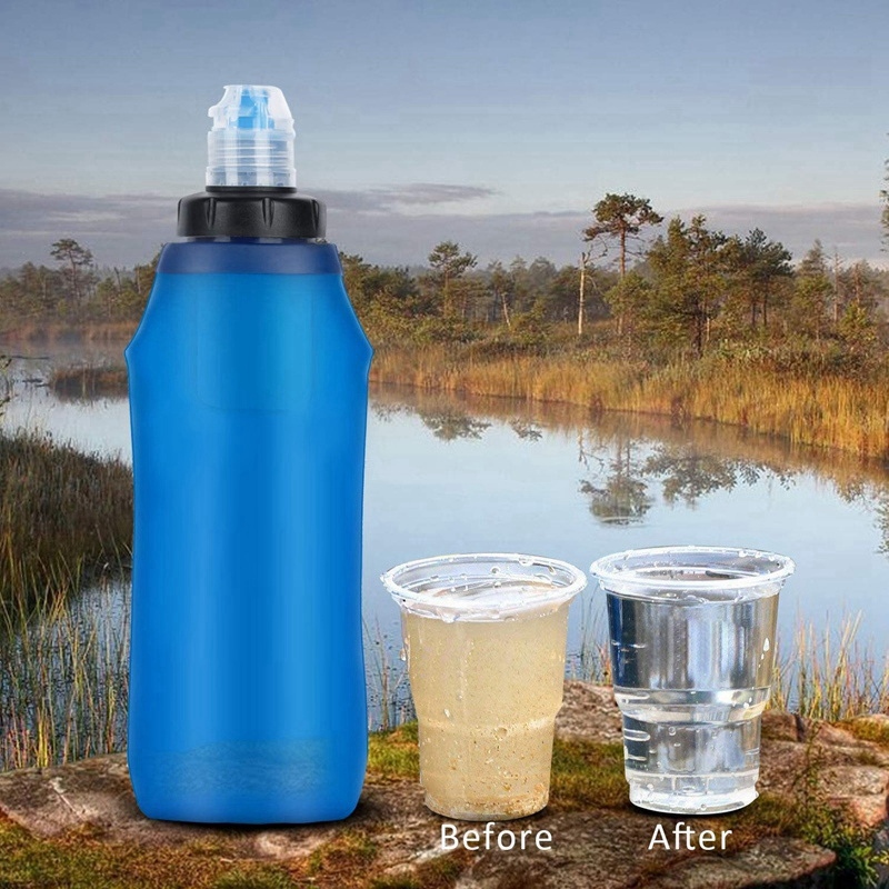 500Ml Water Filter Bottle Wate - đánh giá và giá Water Purification Straw