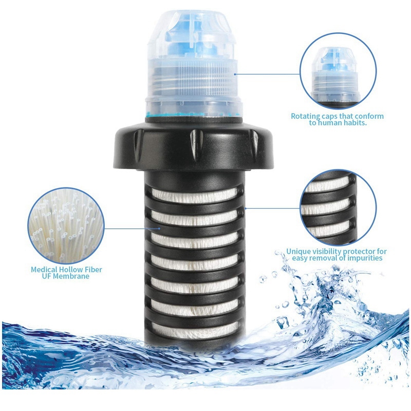 500Ml Water Filter Bottle Wate - đánh giá và giá Water Purification Straw