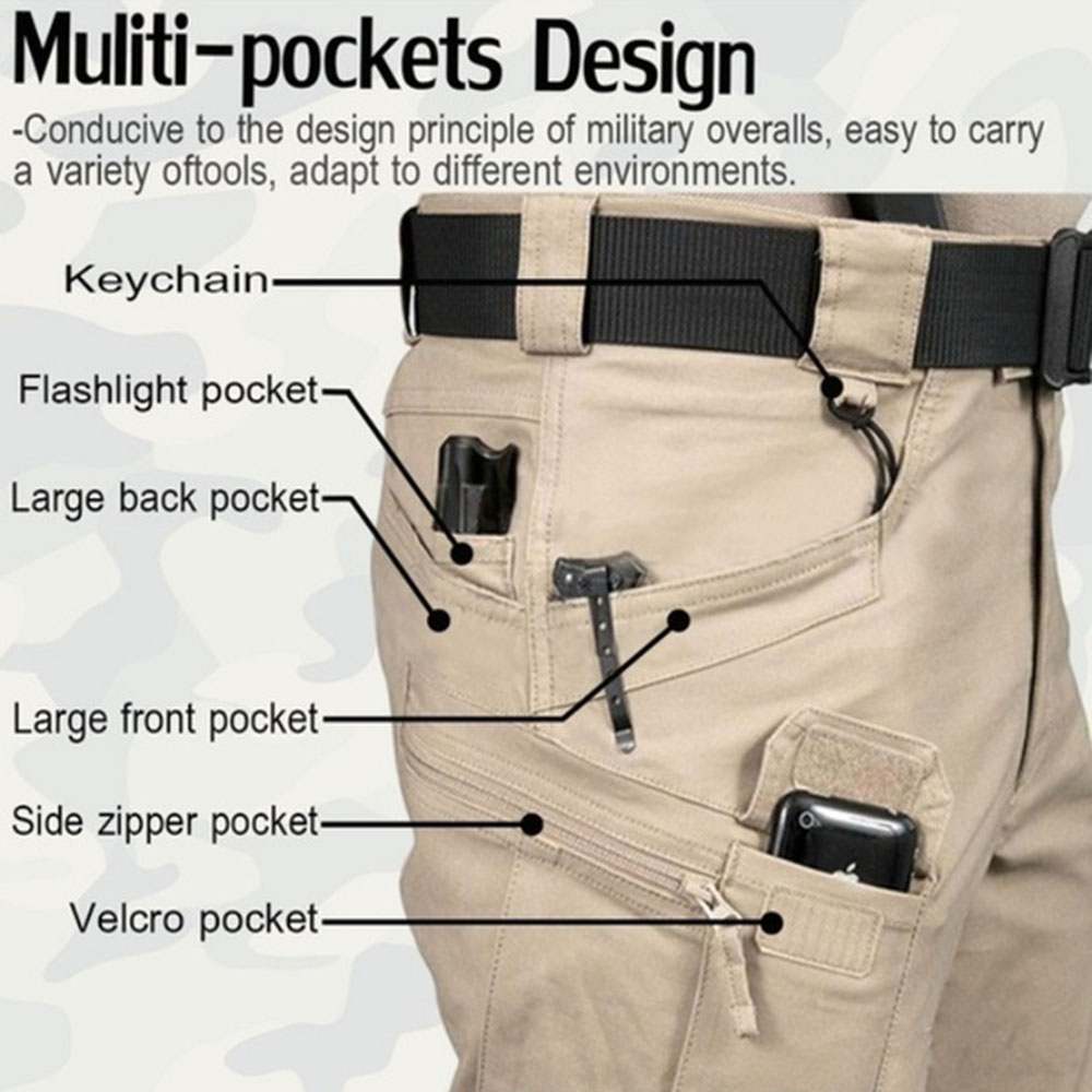 Men's Tactical Cargo Pants 6XL - đánh giá và giá Fishing Kit Compact