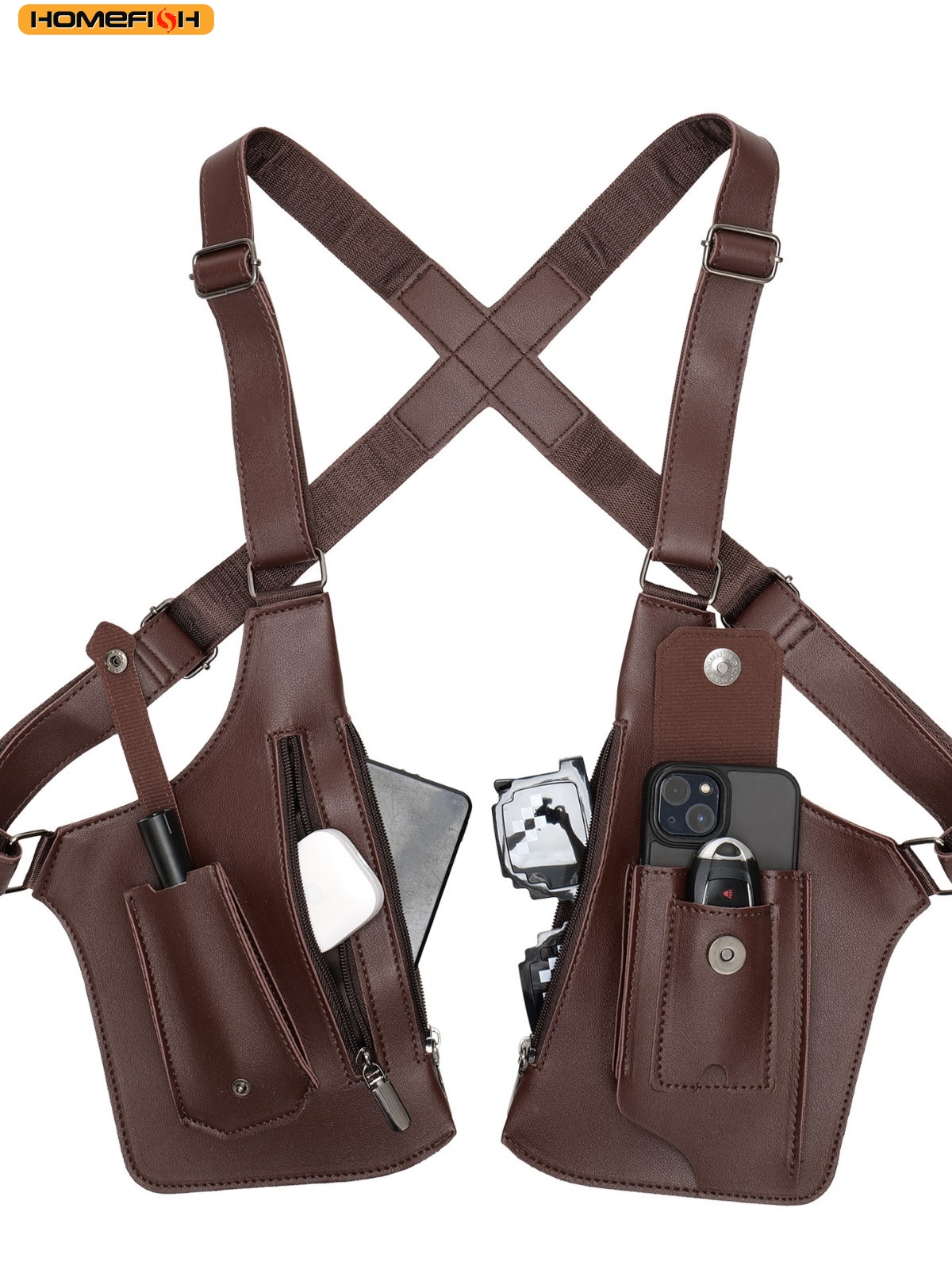 HOMEFISH Double Shoulder Strap - đánh giá và giá Fishing Kit Compact